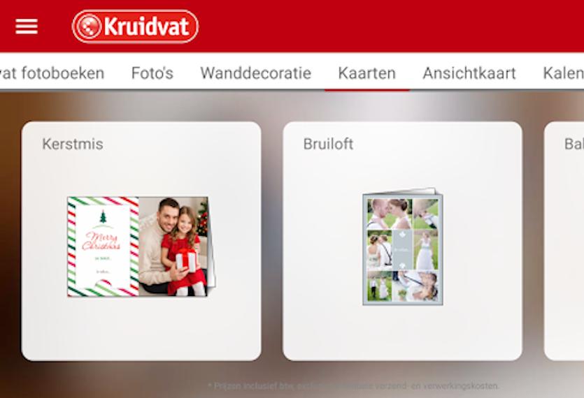 Kruidvat fotoboek Download de Kruidvat app!