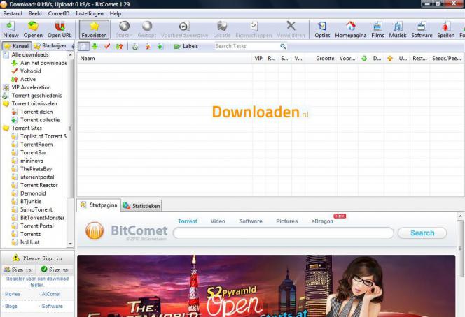 BitComet downloaden? | Gratis torrent downloader - Windows