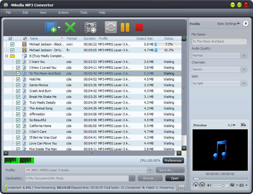 audio mp3 converter free download software