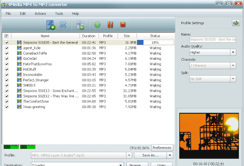 convert mp4 to mp3 windows 7