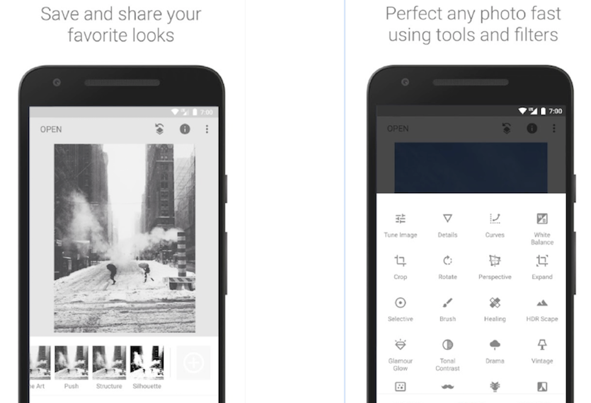snapseed app video snapseed app video