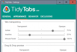 TidyTabs