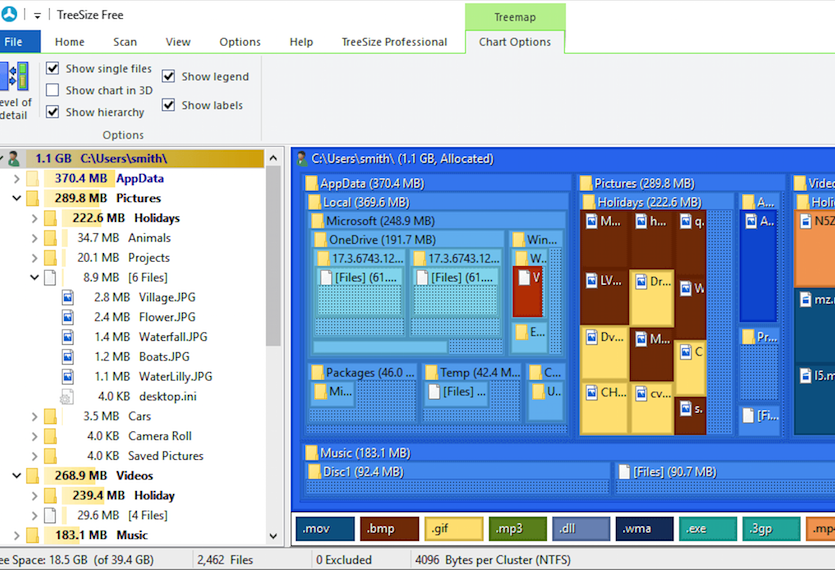 treesize free windows 8