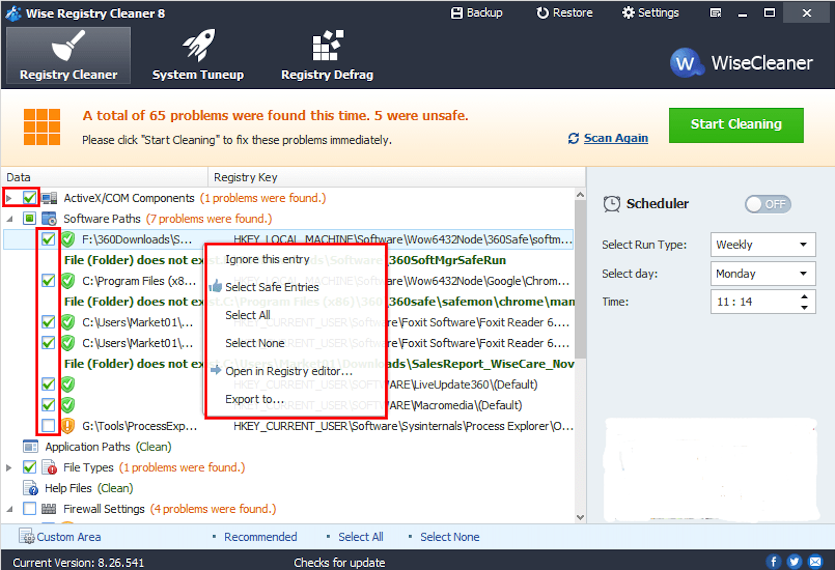 wise registry cleaner full wise registry cleaner full