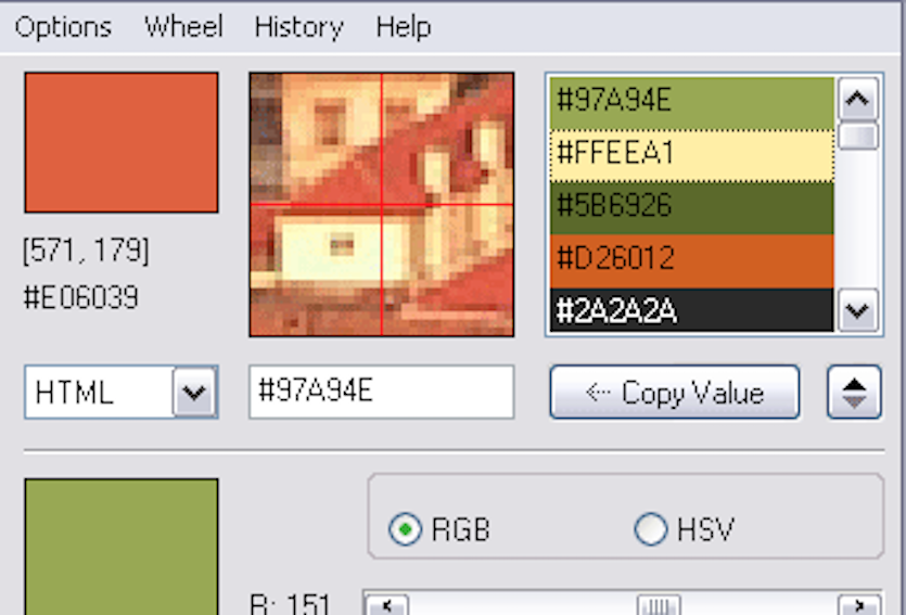 just color picker como usar just color picker como usar