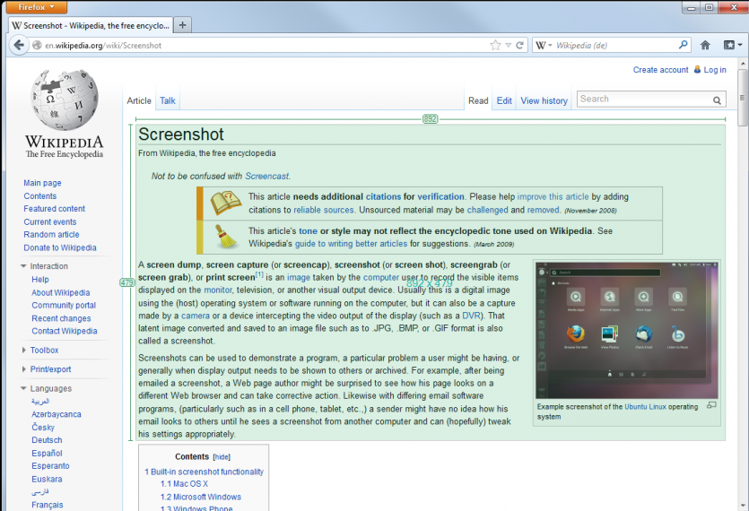 Greenshot voor Windows - Gratis downloaden via Downloaden.nl