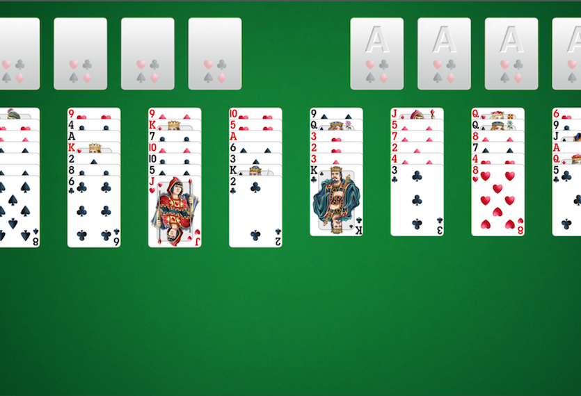 Freecell Solitaire: gratis kaartspel, online te spelen zonder