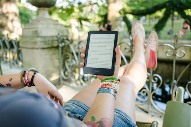 Kobo e-reader en cappuccino