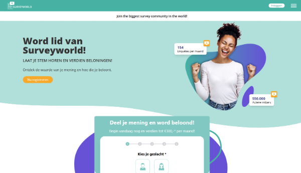 Surveyworld website