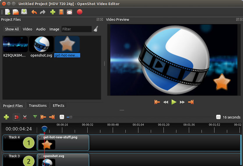 openshot macbook video editing program