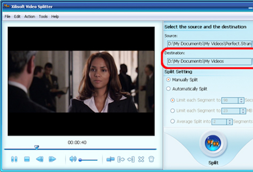 xilisoft video splitter xilisoft video splitter
